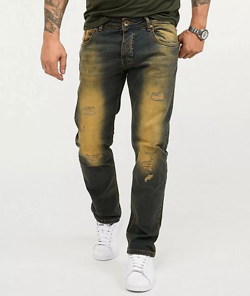 Rock Creek Regular-fit-Jeans Herren Jeans Stonewashed Dirty-Wash RC-329 günstig online kaufen