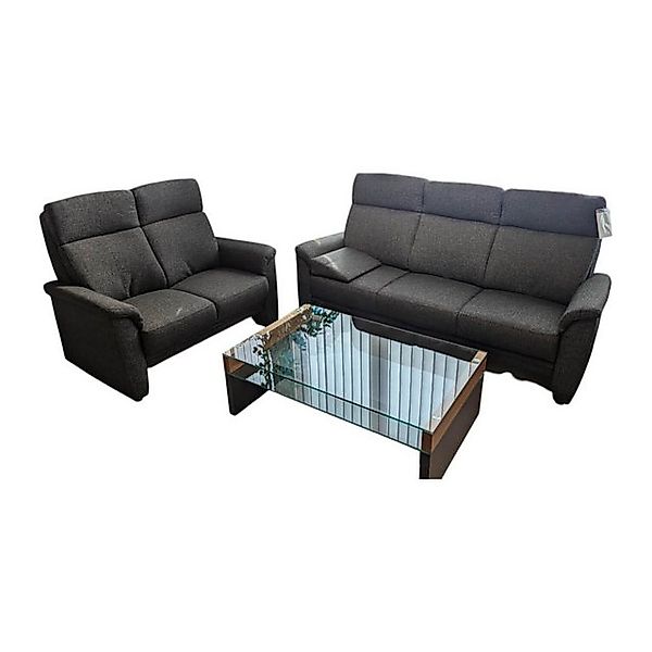 ARCO Polstergarnitur Polstergruppe Arnheim Stoff Grit 5407 121 Anthrazit 3- günstig online kaufen