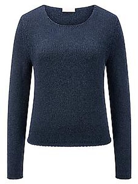 Rundhals-Pullover include blau günstig online kaufen