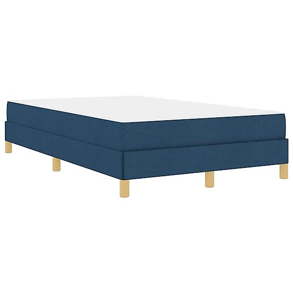 vidaXL Boxspringbett Blau 120 x 200 cm Stoff 3398562 günstig online kaufen
