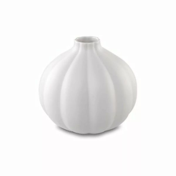 Vase 12 cm Convex 12,5 x 12,5 x 12 cm weiß günstig online kaufen