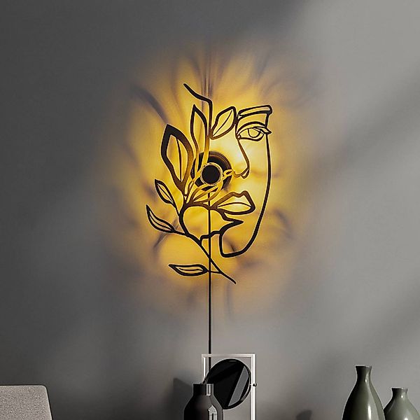 Opviq Wandleuchte 100% METAL, 54 cm günstig online kaufen