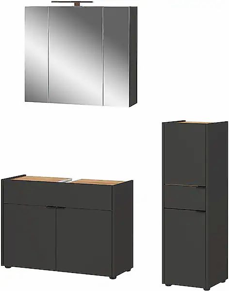 GERMANIA Badmöbel-Set »Ameca«, (3 St.), Badezimmer-Set aus Waschbeckenunter günstig online kaufen