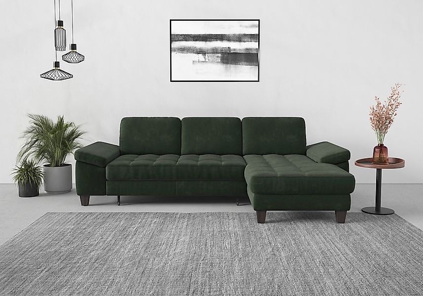 sit&more Ecksofa "Westham L-Form", Recamiere, mit oder ohne Bettfunktion, B günstig online kaufen