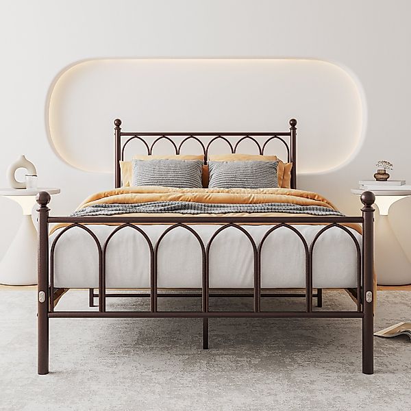 OKWISH Metallbett Metallbett Einzelbett Jugendzimmer mit günstig online kaufen