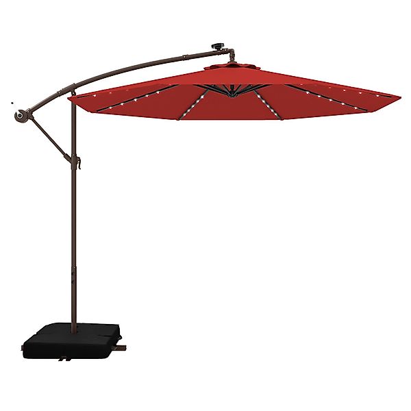 COSTWAY Sonnenschirm Gartenschirm, mit Ständer, 40 günstig online kaufen