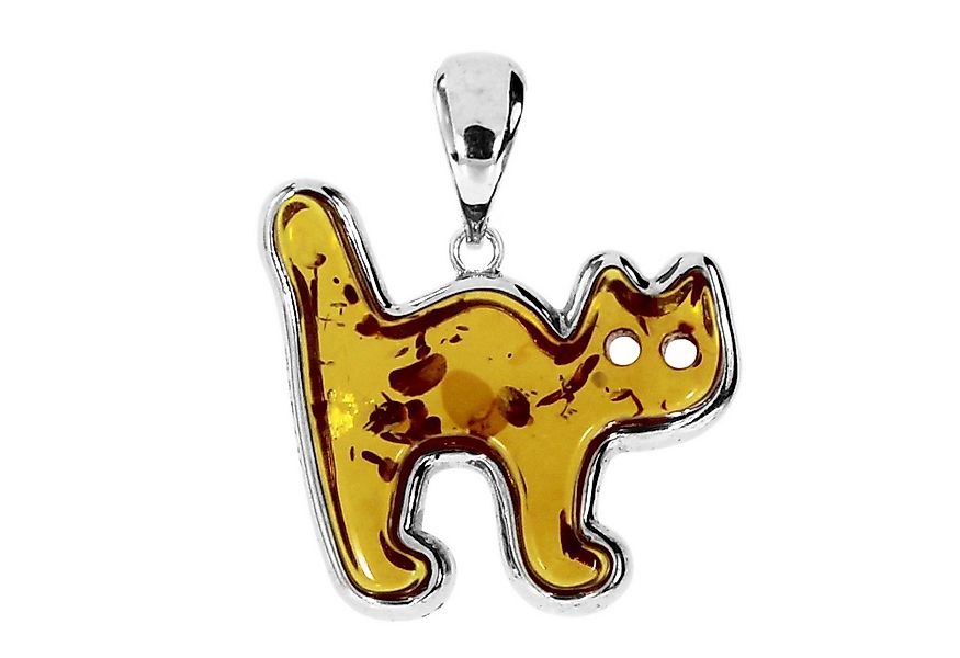 OSTSEE-SCHMUCK Kettenanhänger Ostsee-Schmuck Anhänger Katze Anhänger Katze günstig online kaufen