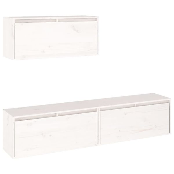 vidaXL TV-Schrank TV-Schränke 3 Stk. Weiß günstig online kaufen