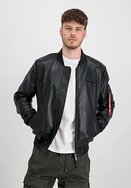 Alpha Industries Lederjacke "Alpha Industries Men - Bomber Jackets MA-1 VF günstig online kaufen