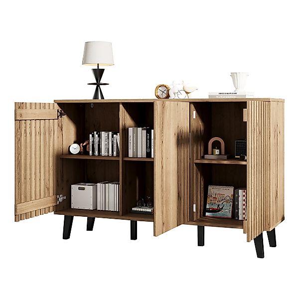 MODFU Sideboard stabile PVC-Beine (Kommode, Organisator, günstig online kaufen