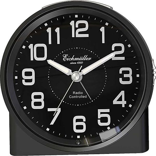 Eichmüller Funkwecker 9890-09 – Schwarzer analoger Wecker mit präziser Funk günstig online kaufen