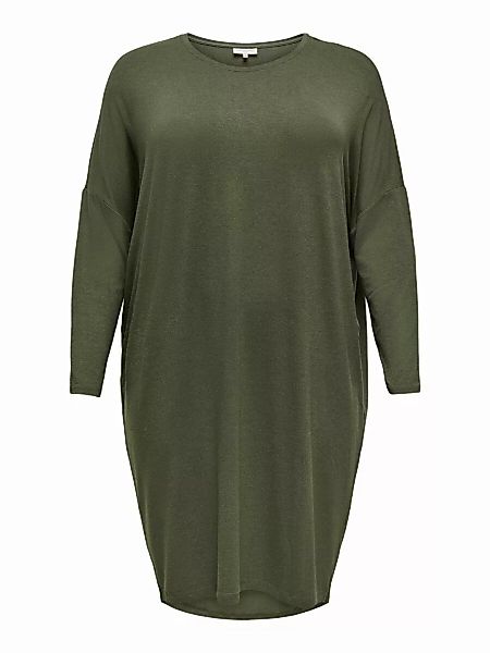 ONLY Knielanges Curvy Kleid Damen Grün günstig online kaufen
