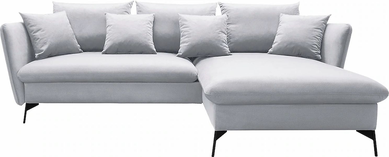 OTTO home Ecksofa "LIVORNO,258 cm, L-Form," Schlaffunktion u. Bettkasten (1 günstig online kaufen