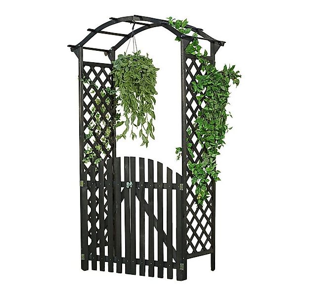 Feel2Home Rosenbogen Rankgitter mit Tür, Gartenbogen Spalier für Rosen & Kl günstig online kaufen