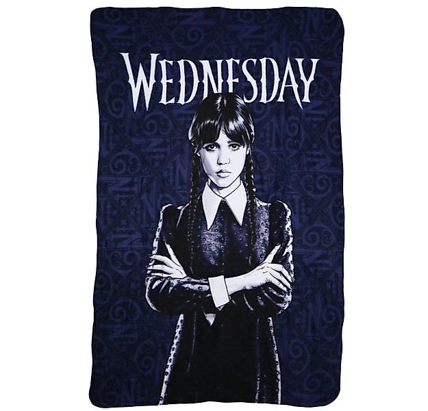 Wohndecke Netflix Wednesday Polar Fleecedecke leichte Kuscheldecke 100x150 günstig online kaufen