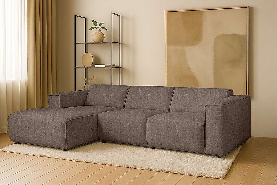 andas Ecksofa Noord, L-Form, mit Kedernaht, günstig online kaufen
