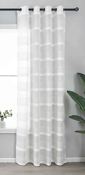 Gardinenbox Gardine, Ösen (1 St), transparent, günstig online kaufen