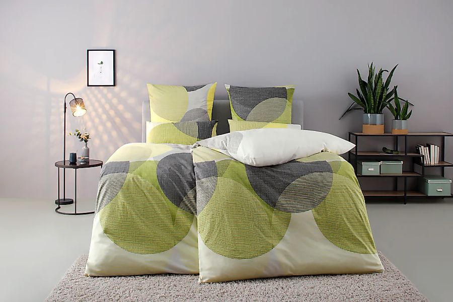 BIERBAUM Bettwäsche "Carla in Gr. 135x200 oder 155x220 cm" 2 Stk. tlg. Bett günstig online kaufen