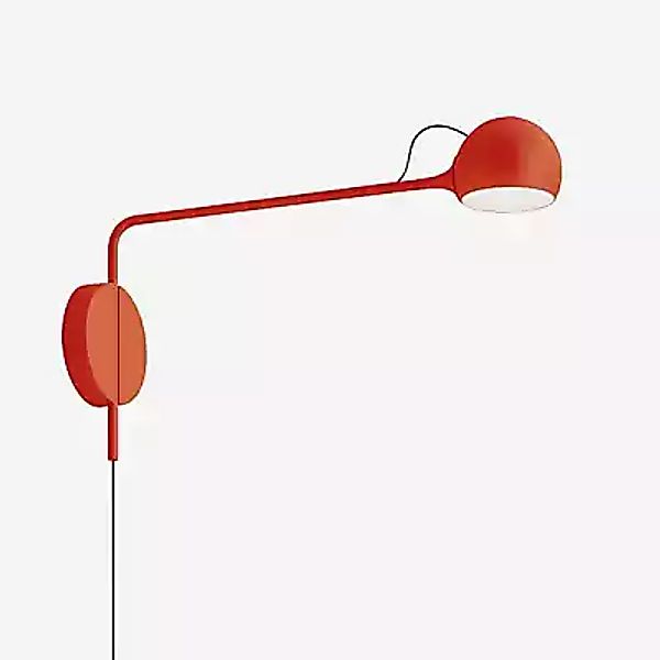 Artemide Ixa Wandleuchte LED, rot - 3.000 K - mit Stecker günstig online kaufen