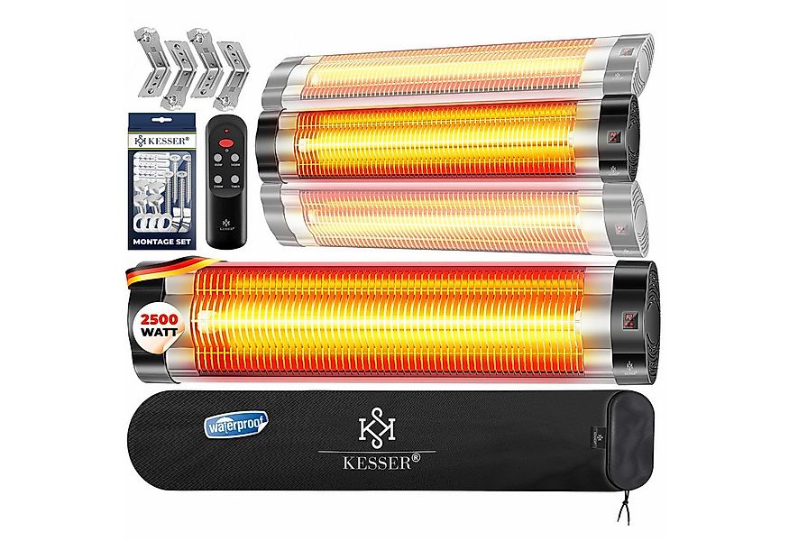 KESSER Heizstrahler, 2500 W, Infrarot Wärmestrahler Infrarotstrahler mit Fe günstig online kaufen