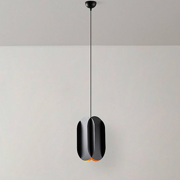 Hängeleuchte Corner, schwarz, Höhe 35 cm, Metall, E27 günstig online kaufen