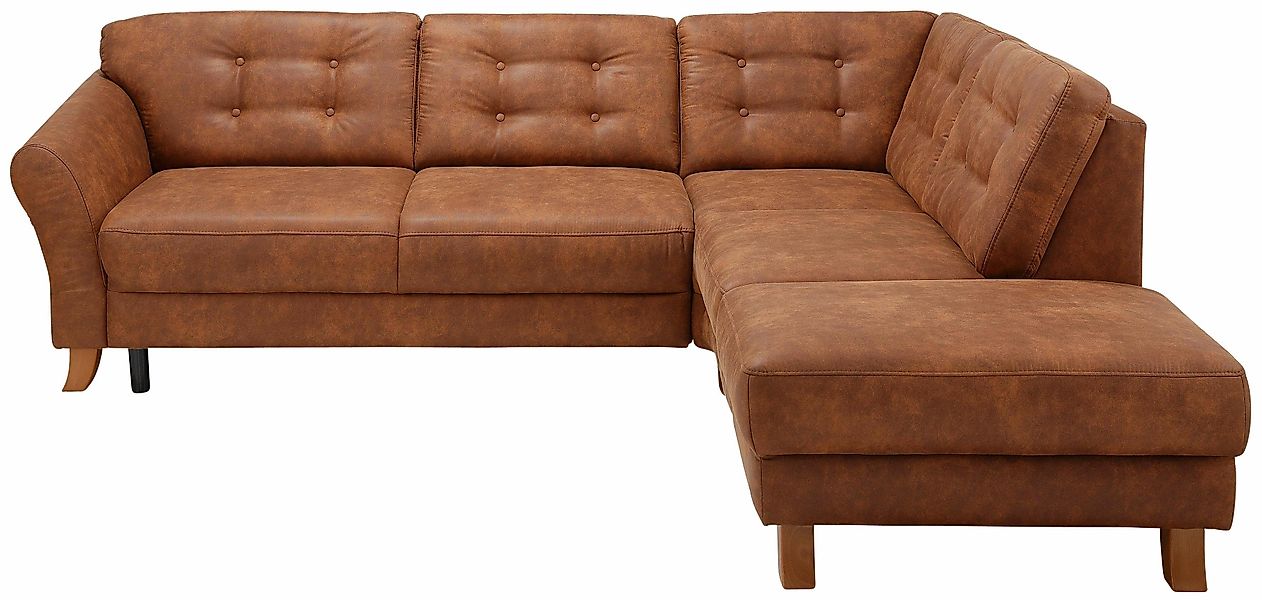 Home affaire Ecksofa "Trondheim L-Form", mit Federkern günstig online kaufen
