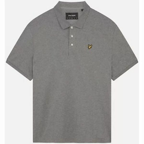 Lyle & Scott  T-Shirts & Poloshirts SP400VOG POLO SHIRT-T28 MI GREY MARL günstig online kaufen