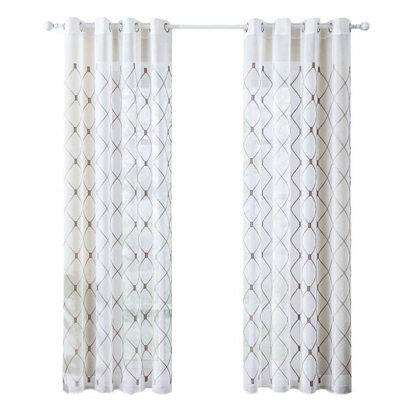 BYSURE Gardine (2 St), Ösen, transparent, günstig online kaufen