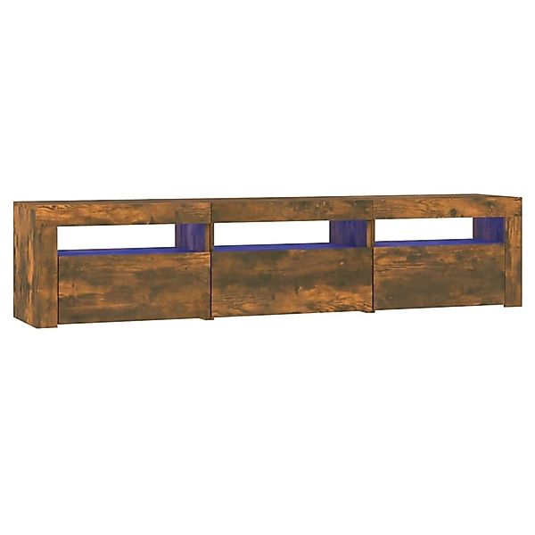 vidaXL TV-Schrank mit LED-Leuchten Räuchereiche 180x35x40 cm 3152759 günstig online kaufen