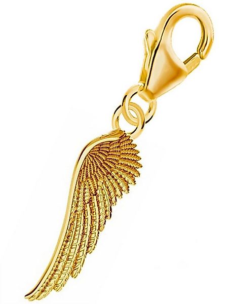 Goldene Hufeisen Charm Flügel Flügel Charm Anhänger für Bettelarmband 925 S günstig online kaufen