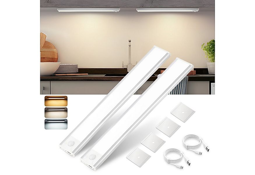 Nettlife LED Unterbauleuchte mit Bewegungsmelder 20/30/40CM Küche Schrankbe günstig online kaufen