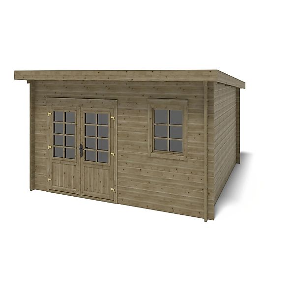 Altanka Gartenhaus   Gerätehaus 12 m2   4x3 m   40 mm   Imprägniert   DOM71 günstig online kaufen