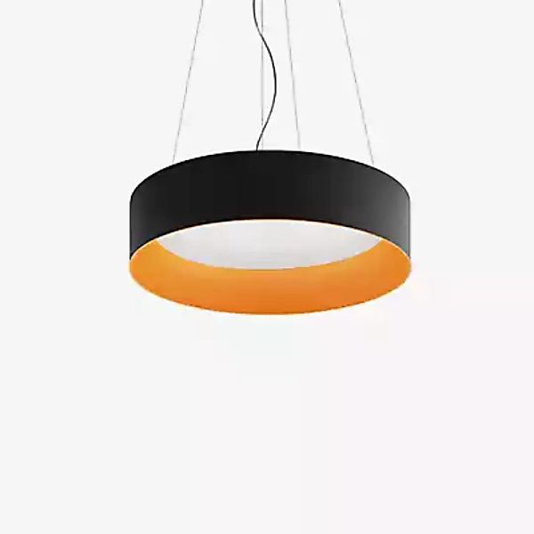 Artemide Tagora Up & Downlight Pendelleuchte LED, schwarz/orange - ø97 cm günstig online kaufen
