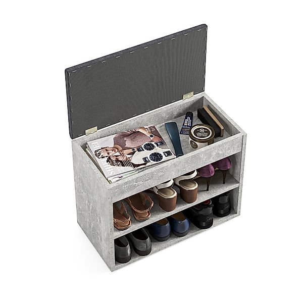 KOMTO Schuhschrank Schuhbank mit Sitzfläche - günstig online kaufen