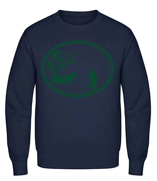Fishing Icon Green · Männer Pullover günstig online kaufen