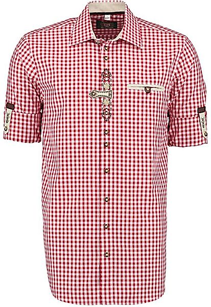 OS Trachten Trachtenhemd TH-0251 Stickerei Krempelarm günstig online kaufen