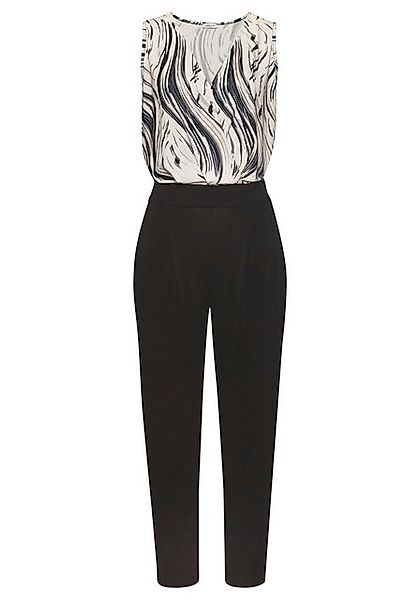 LASCANA Overall mit bedrucktem Oberteil, eleganter Jumpsuit, Business-Look, günstig online kaufen