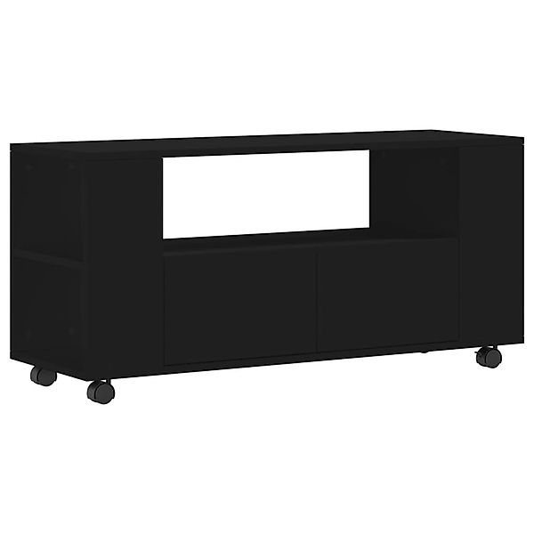 VidaXL TV-Schrank Schwarz 102x34,5x43 cm Holzwerkstoff günstig online kaufen
