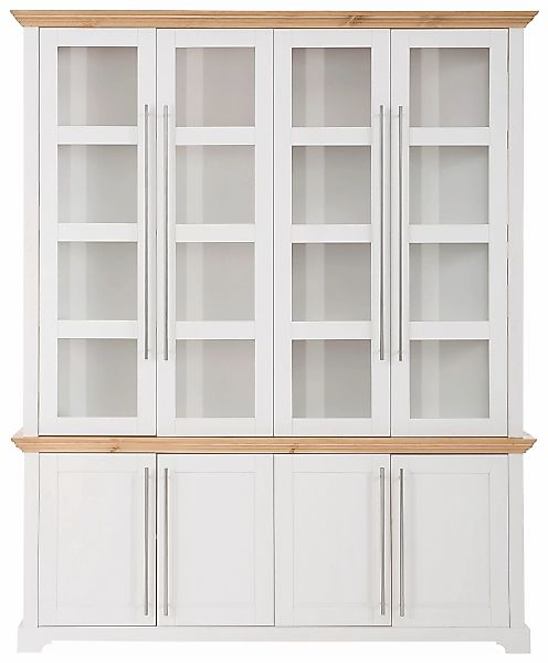 Home affaire Vitrine "Meliss", aus massiver Kiefer, FSC Breite 171 cm günstig online kaufen