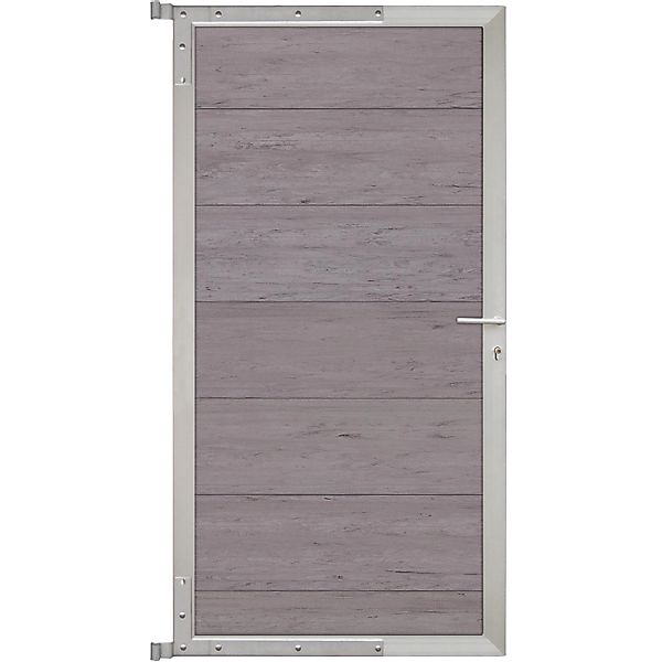 GartenLand Steckzauntor Ameland ca. 90 x 175 cm WPC Sand-Multicolor Alumini günstig online kaufen