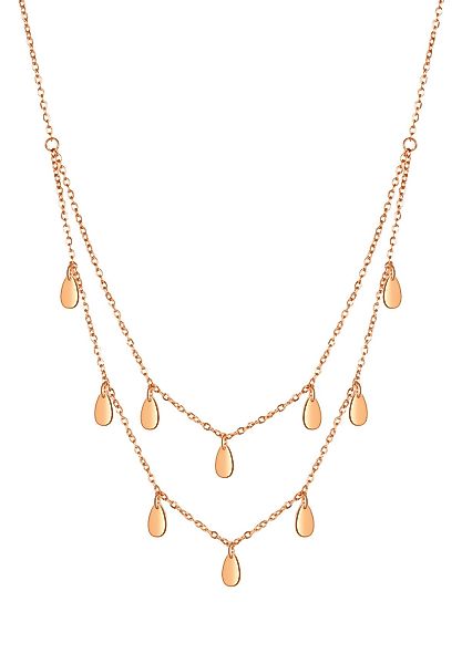 Hey Happiness Collier Mehrsträngig mit Tropfenanhängern, günstig online kaufen