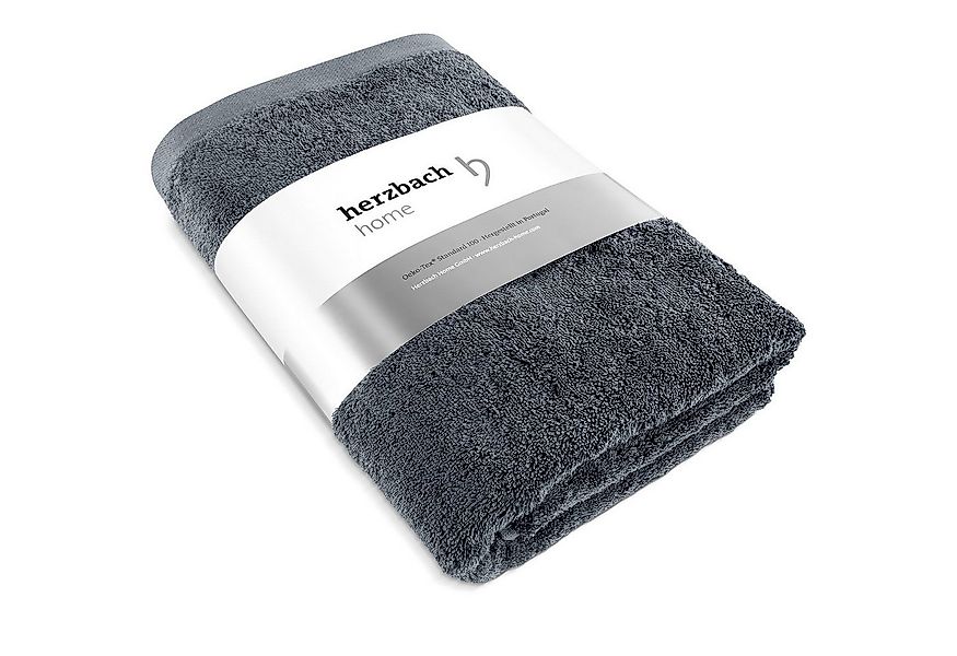 Herzbach Home Saunatuch Pura 80x200 cm, (1-St), 550g/m², Premium-Qualität, günstig online kaufen