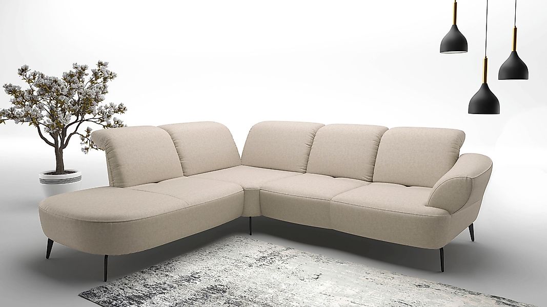 sit&more Ecksofa »Dance, L-Form, inkl. Sitztiefenverstellung«, inkl. Click& günstig online kaufen