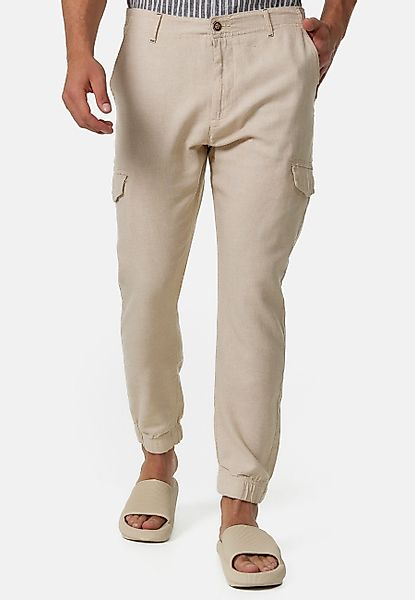 Indicode Leinenhose Booth mit 6 Taschen, günstig online kaufen