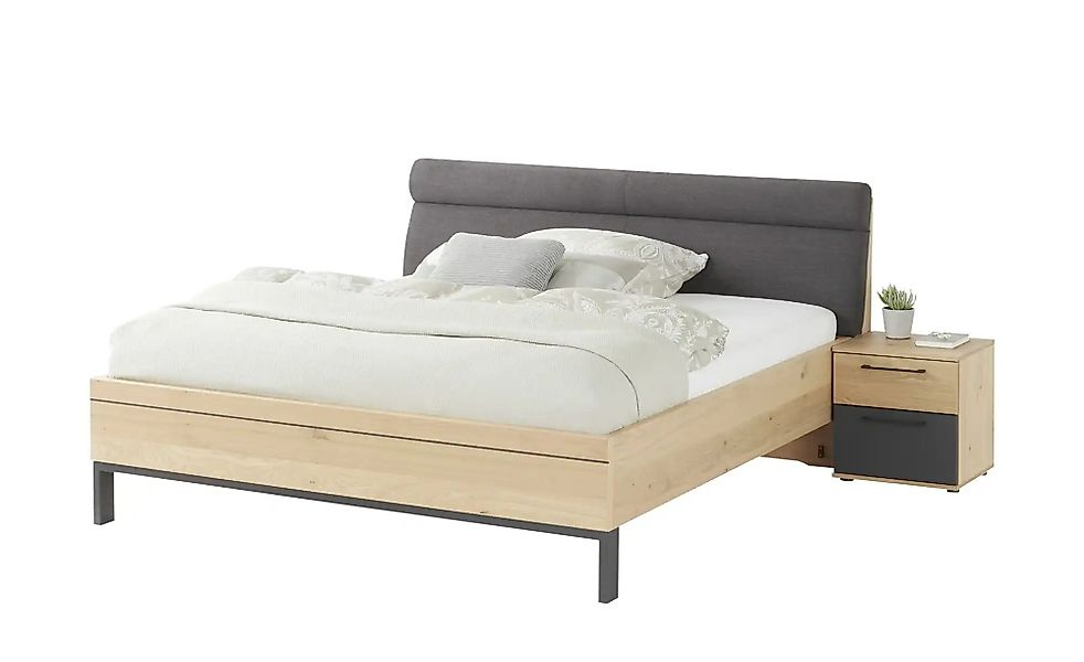 Wohnwert Bettanlage  Korsika ¦ holzfarben ¦ Maße (cm): B: 281 H: 104,5 T: 2 günstig online kaufen