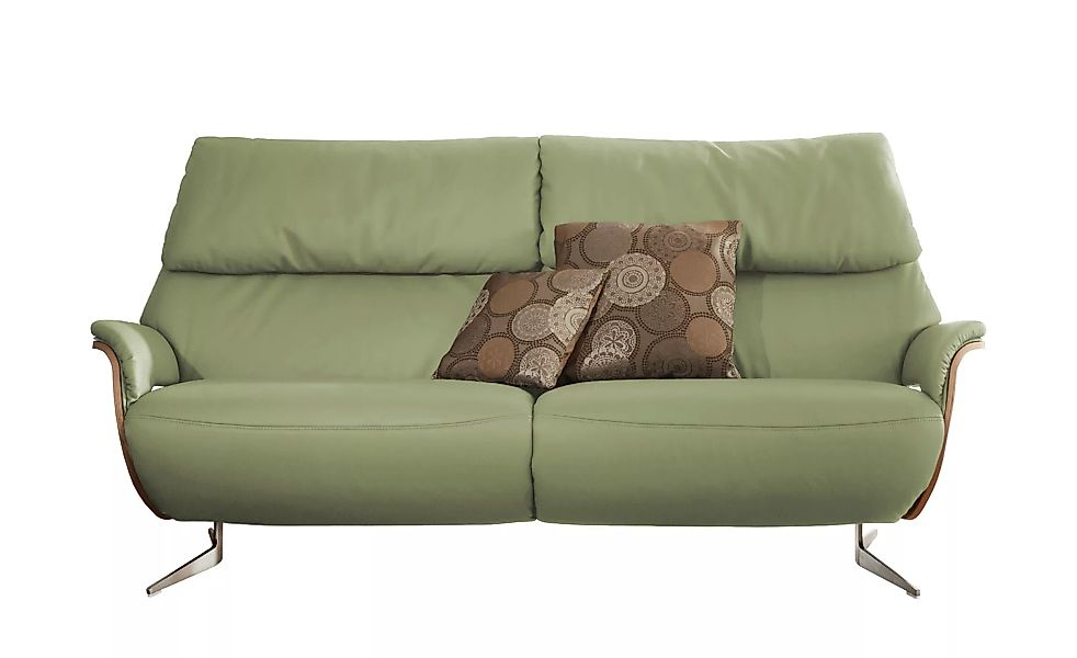 himolla Ledersofa  Elin - grün - 217 cm - 106 cm - 92 cm - Polstermöbel > S günstig online kaufen