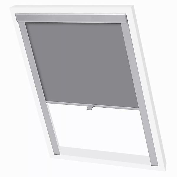 Rollo Verdunkelungsrollo Grau FK06, vidaXL günstig online kaufen