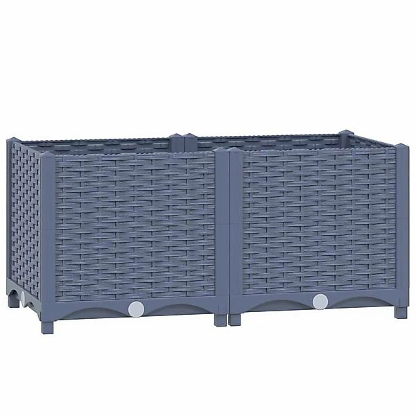 vidaXL Hochbeet 80x40x38 cm Polypropylen 643922 günstig online kaufen