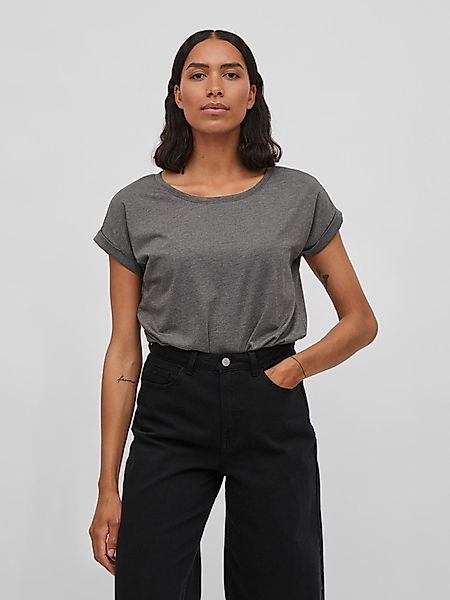Vila T-Shirt Basic Kurzarm Fledermausärmel VIDREAMERS günstig online kaufen