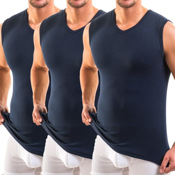 HERMKO Achseltop 3050 3er Pack Herren günstig online kaufen